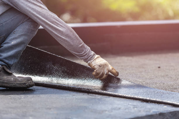Professional Exterior Waterproofing technician working in Monrovia, IN